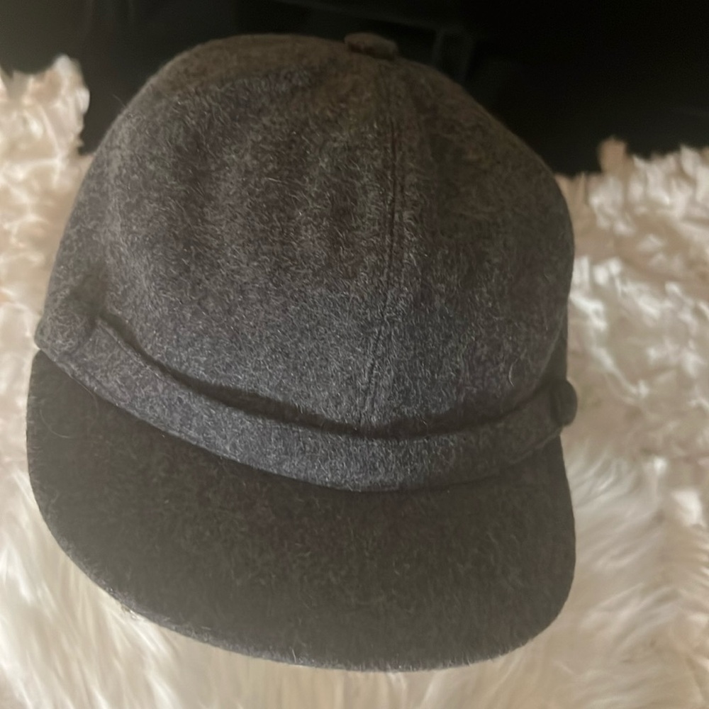 bonpoint  wool Blend Newsboy Cap Girl’s Size 3 Ages 10-12 Years Old Gray